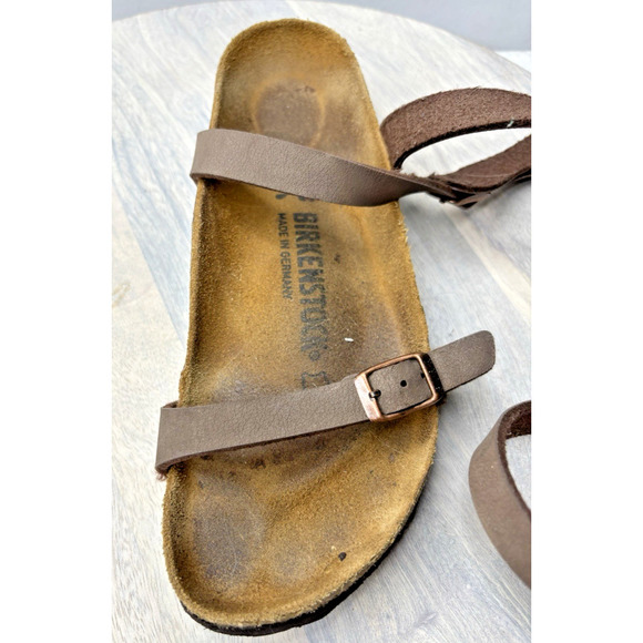 Birkenstock Daloa Leather Ankle Strap Sandals Women's Size 6.5 Brown - Picture 8 of 9